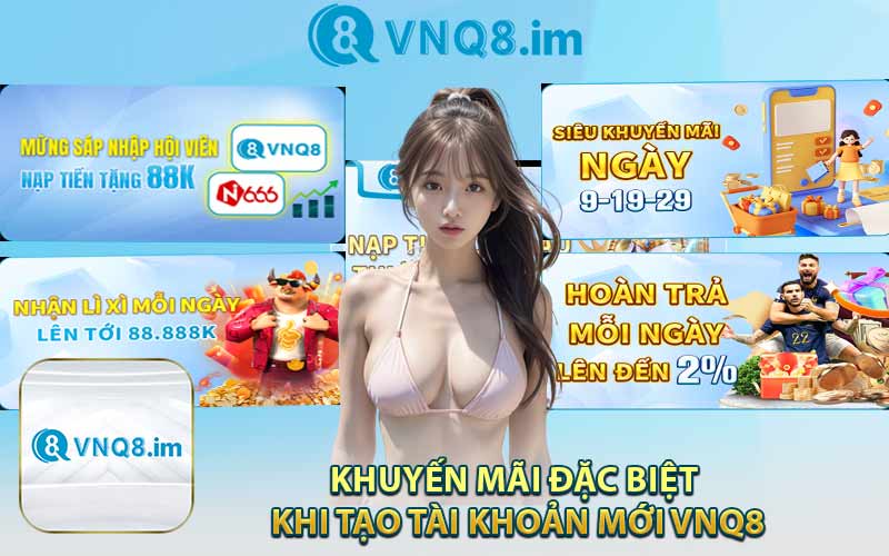 Khuyến Mãi Đặc Biệt Khi Tạo Tài Khoản Mới VNQ8